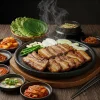 Pan Fried Pork set (Cheolpan Dwaeji Gui Seteu)