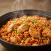 Stir Fried Kimchi Rice Chicken